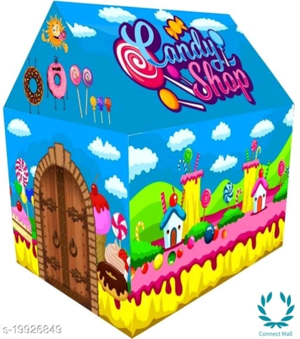  Studio Circus House Kids Tent - Free Size, Blue, Poly Cotton, Tent, MultiPack :1